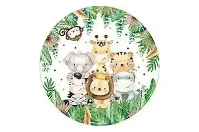 Паперові тарілки 'Тваринки' 10шт. (18 см.) купити