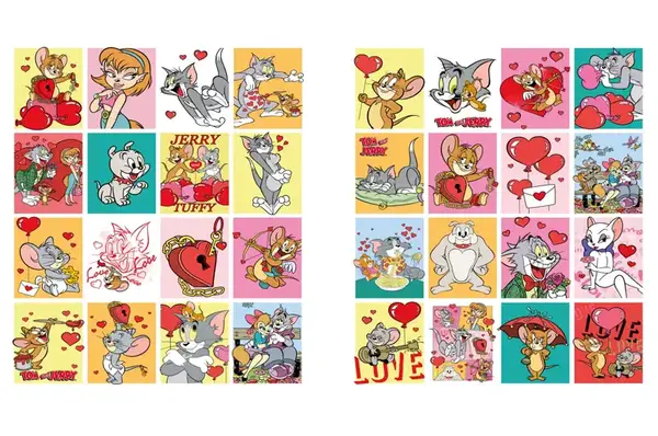 Розмальовка зі стікерами LCB38 "Tom and Jerry: День Святого Валентина" Ideyka купити недорого в Україні, фото 3