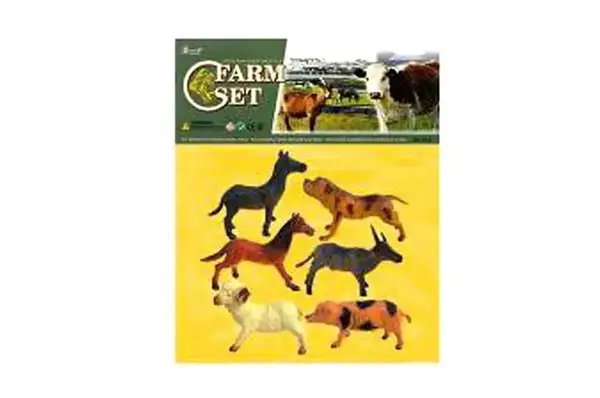 Набір свійських тварин 3433 фігурка-пікалка, 6 шт в кульку YG TOYS купити