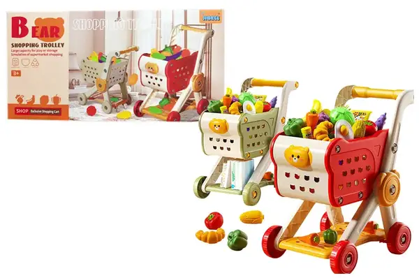 Візок JQ911-7A/B з продуктами 2 кольори, кор.56x10x27.5 см купити