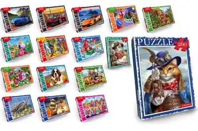 Пазли - 260 елм. - C260-13-01,02,03,04...16 серія 13 DANKO купити