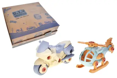 Набір транспорту 8789-G1 конструктор, в дисплеї 8шт р.37x34,5x10,5см YG Toys купити