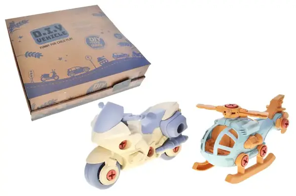 Набір транспорту 8789-G1 конструктор, в дисплеї 8шт р.37x34,5x10,5см YG Toys купити