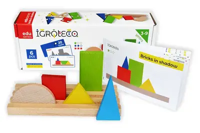 Дерев'яна гра "Фігури і Тіні" 900606 IGROTECO купити