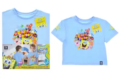 Футболка бавовняна QB-SB-001-03-86-92 SpongeBob Kids 86-92 qbee купити