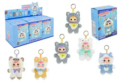 Герої POP TOY MR5007 Samuel "Пухнасті дзвіночки" 7 видів, р-р кор. іграшки 19x8x13см, 6 шт у дисплей боксі купити
