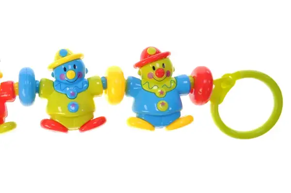 Брязкальце на візок C901-1 "Клоуни" в кульку р.41x6,5x2 см YG Toys купити недорого в Україні, фото 4