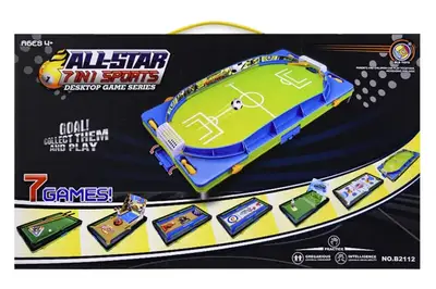 Настільна гра B2112 7в1, р. іграшки – 47x5x26 см, в коробці 48x12x28 см купити