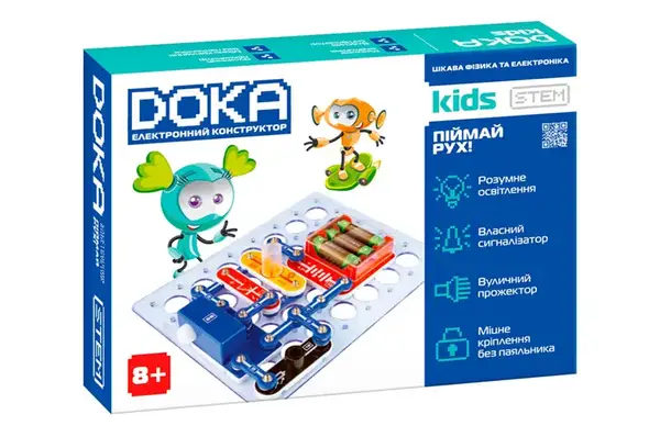 Конструктор електронний DOKA D70705 "ПІЙМАЙ РУХ!" купити