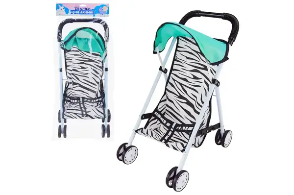 Візочок 935-9 для ляльки, з козирком, розмір візочка 27*40*44 см, пакет р. 30*64см купити