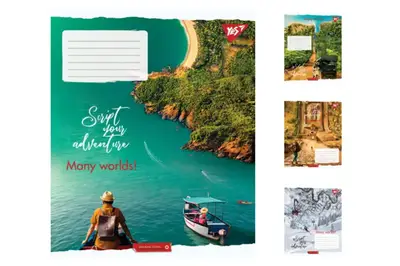 Зошит 24 аркуші лінія в асортименті YES/1 Вересня купити