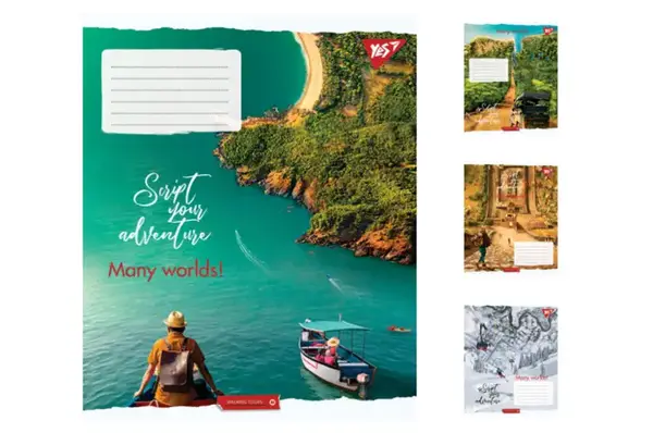 Зошит 24 аркуші лінія в асортименті YES/1 Вересня купити