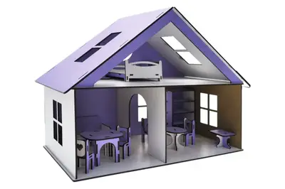 Ляльковий будиночок «LOL HOUSE» Лаванда 31*22*44 см купити