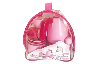 Набір посуду "Cooking Set" 23предмети рожевий 1740 Юніка купити