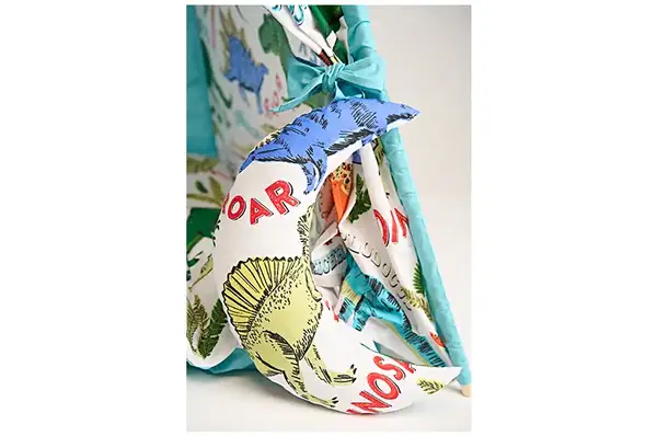 Вігвам - намет дитячий "Динозаврики" пишний килимок, фіксатор, 2 подушки купити недорого в Україні, фото 6