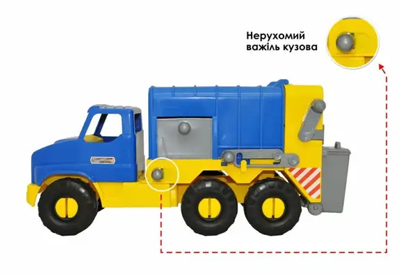 Машина 39399 "City Truck" сміттєвоз Tigres купити недорого в Україні, фото 3