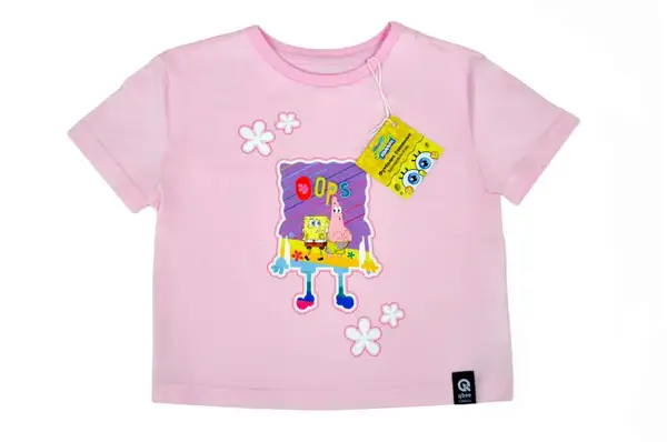 Футболка бавовняна QB-SB-001-15-86-92 SpongeBob Kids 86-92 qbee купити недорого в Україні, фото 4