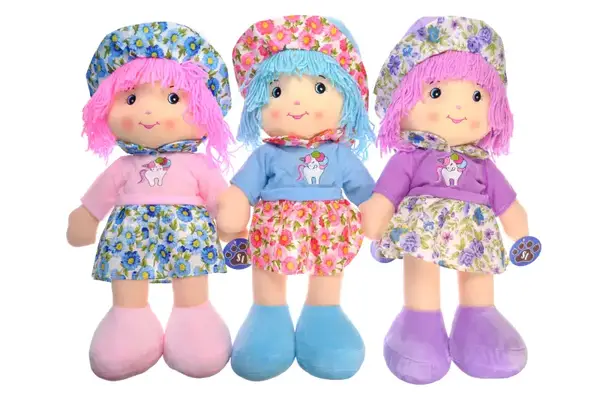 Лялька м'яка музична (РОС.МОВА), 3 види, в кульку A2002A 51см купити