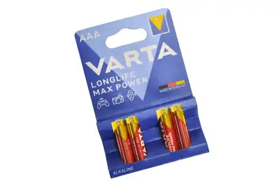 Батарейки Varta LR-03 MAX POWER alkalin 4шт. в блістері купити