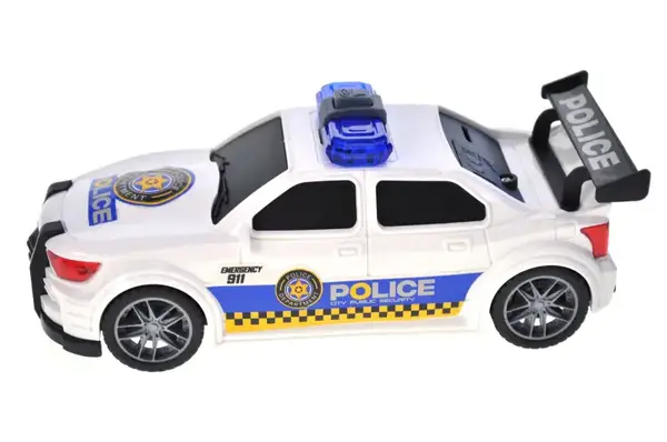 Машина "Поліція" інерційна, озвучена, зі світлом в коробці JS201H р.40,4*25,5*8см купити недорого в Україні, фото 7