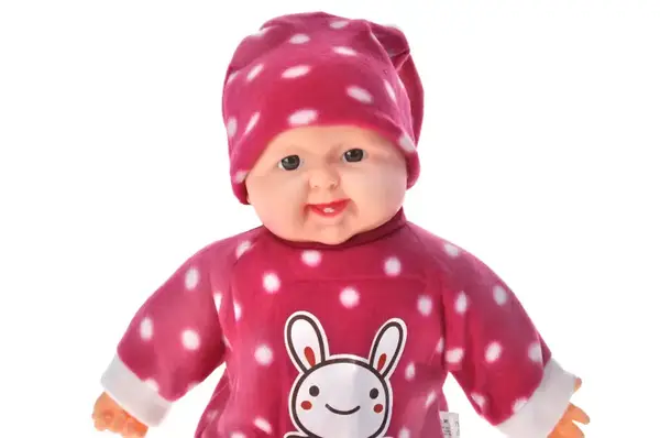 Пупс музичний SEL-0006 4 види, на батарейках, м'яконабивний, хохотун, кульок 43 см купити недорого в Україні, фото 6