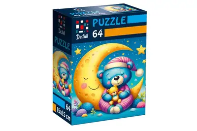 Пазли De.tail. Сонне ведмежа. 64 деталі DT1234-05 (укр) Vladi Toys купити