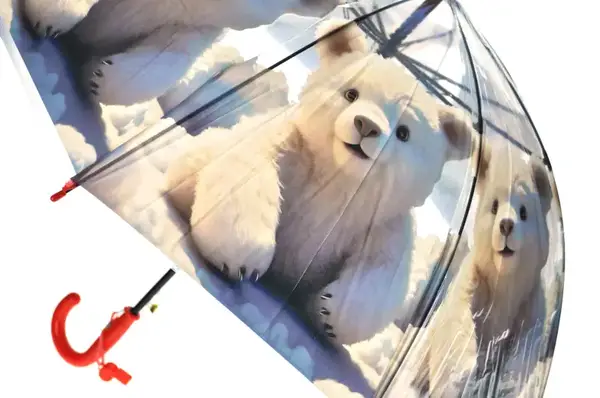 Дитяча парасоля-тростина прозора для хлопчиків на 4-7 років 68 см MR16D/MR777 купити недорого в Україні, фото 7