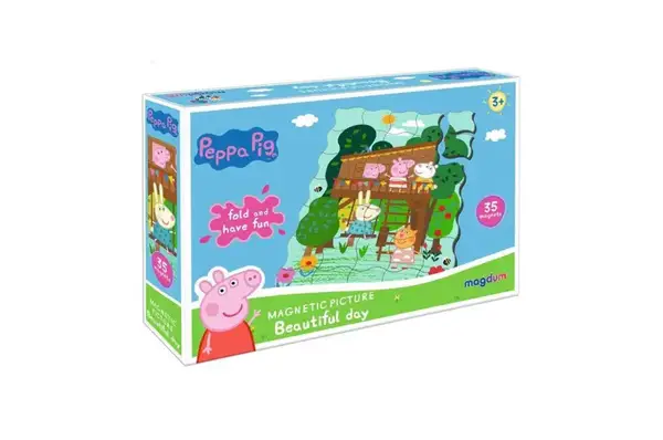 Магнітна картина, "Свинка Пеппа Чудовий день" МЕ 5031-07 купити