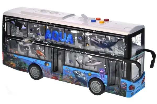 Автобус інерційний JS123-C озвучений, зі світлом, в коробці р.33x9,5x16,5 см YG Toys купити недорого в Україні, фото 4