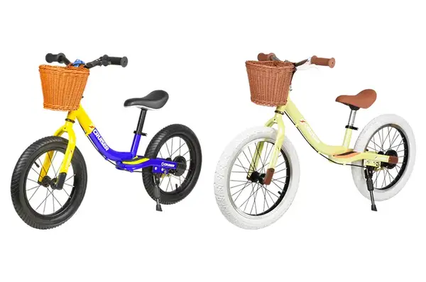 Двоколісний велосипед-біговел Maraton Crussier STORY синій, молочний, надувні колеса 16 дюймів купити