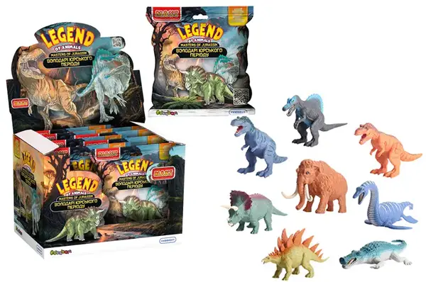 Стретч-іграшка у вигляді тварини 106/CN23 "Володарі Юрського періоду" серія "LEGEND OF ANIMALS МАКСІ" #SBABAM купити