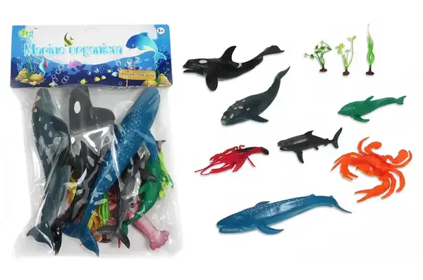 Набір морських тварин 303-96 7 шт в кульку, в коробці р.34x24x6 см YG TOYS купити