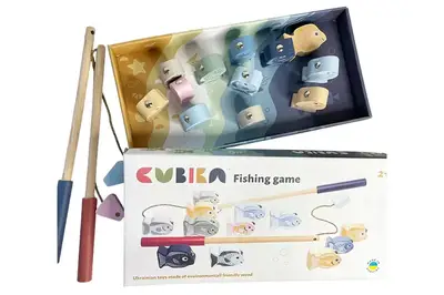 Дерев'яна іграшка 16037 "Рибалка 2" CUBIKA купити