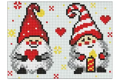 Набір з алмазною мозаїкою без підрамника для дітей "Чарівний гном" AMM1064 15х20см IDEYKA купити