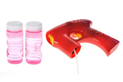 Пістолет з мильними бульбашками на батарейках на блістері 9618-21 р.26*25*5см купити