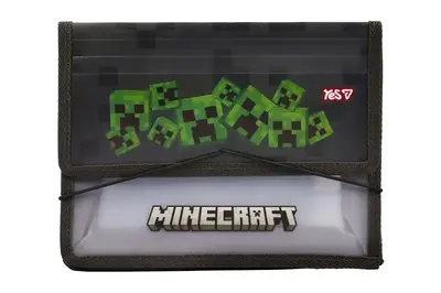 Папка для зошитів 492360 пластик на резинці В5 "Minecraft.Creepers" Yes купити