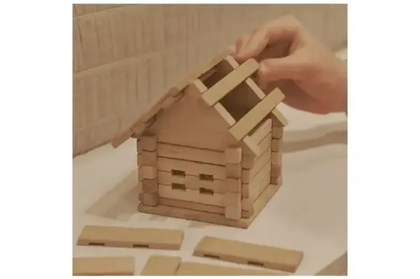 Дерев'яний конструктор "Скарбничка" 900293 37 елементів IGROTECO купити недорого в Україні, фото 4