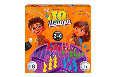 Настільна гра IQCh-01 "IQ Шашки" DANKO купити