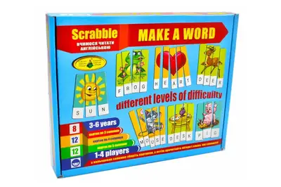 Настільна гра "Ерудит" Склади слово англійською КФІ купити