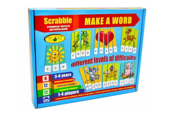 Настільна гра "Ерудит" Склади слово англійською КФІ купити