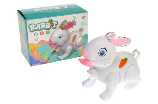 Зайчик музичний на батарейках в коробці 6910B р.15,5*12,2*8,8см купити