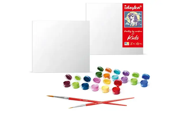 Набір для розпису по номерах 25x25 KHO1301 "Команда Лабубу" Ideyka купити недорого в Україні, фото 3