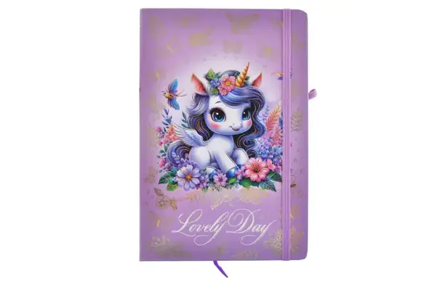 Блокнот на гумці А5 13.6×20.8 cm, 80 арк.,тверда обкладинка Чудовий день 761278ML купити недорого в Україні, фото 5