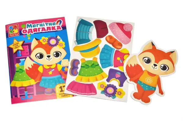 Магнітна одягалка "Лисичка" в папцi VT3204-33 VladiToys купити