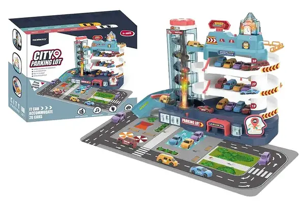 Паркінг 3301A на батарейках, в коробці р.35,5x15,5x28,5 см YG Toys купити
