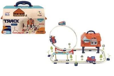 Залізна дорога 89965 в коробці р.40x26x36,5см YG Toys купити