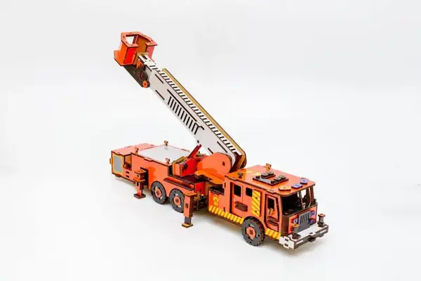 Конструктор Puz-00921"Пожежна Машина"(розмір моделі 50x13x10см) PuzzleOk купити недорого в Україні, фото 9