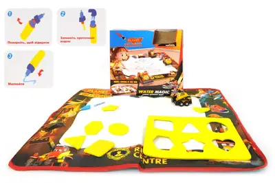 Килимок дит. з водяним маркером + машина XZ-132 р. 30,5х6х30,5 см (шт.) купити