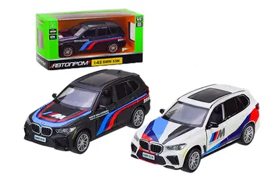 Машина металева "Автопром" 4375/4374 1:43 BMW X5M,1 колір, відкриваються двері, в коробці р. 14,5*6,5*7см Машина металева "Автопром" 4375/4374 1:43 BMW X5M,1 колір, відкриваються двері, в коробці р. 14,5*6,5*7см купити