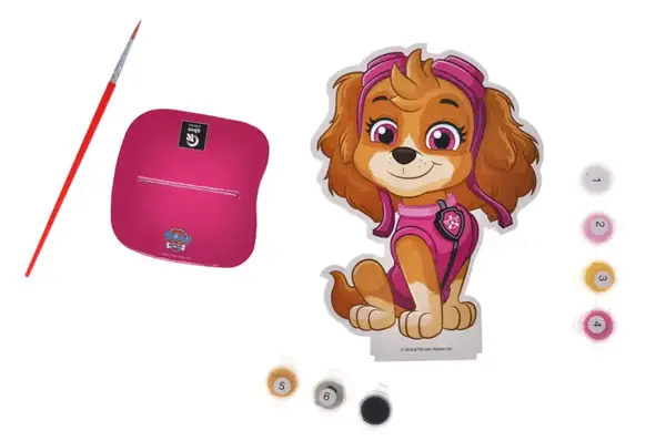 Набір для розпису за номерами QB007-003 "Фігурка Щенячий патруль. Скай" р.28,5x15,2 см qbee купити недорого в Україні, фото 3